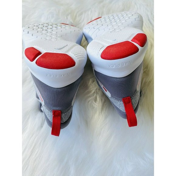Nike Flex Experience Rn 8 Sneakers Red & Grey Mens 8 Womens 9.5 Running Shoes - Picture 12 of 12